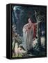 A Midsummer Night's Dream: Hermia Surrounded by Puck and the Fairies, 1861-John Simmons-Framed Stretched Canvas