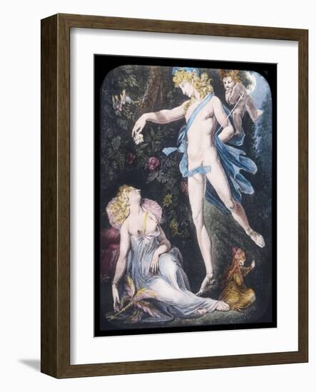 A Midsummer Night's Dream, Oberon and Titania from Shakespeare's Midsummer Night's Dream-null-Framed Art Print