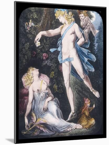 A Midsummer Night's Dream, Oberon and Titania from Shakespeare's Midsummer Night's Dream-null-Mounted Art Print