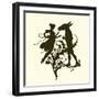 A Midsummer Night's Dream, Silhouette-Paul Konewka-Framed Giclee Print