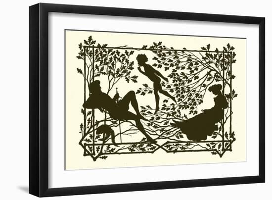 A Midsummer Night's Dream, Silhouette-Paul Konewka-Framed Giclee Print