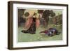 A Midsummer Night's Dream, Titania and Bottom-Warwick Goble-Framed Art Print