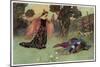A Midsummer Night's Dream, Titania and Bottom-Warwick Goble-Mounted Art Print