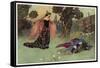 A Midsummer Night's Dream, Titania and Bottom-Warwick Goble-Framed Stretched Canvas