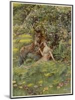 A Midsummer Night's Dream, Titania Bottom and Puck-Eleanor Fortescue Brickdale-Mounted Art Print