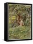 A Midsummer Night's Dream, Titania Bottom and Puck-Eleanor Fortescue Brickdale-Framed Stretched Canvas