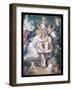 A Midsummer Night's Dream, Titania Queen of the Fairies is Magically Enamoured of Bottom the Weaver-null-Framed Art Print