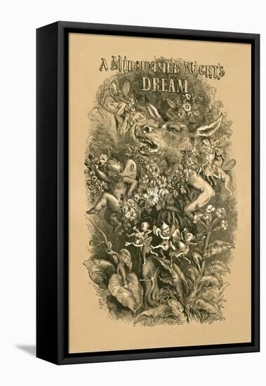 A Midsummer Night's Dream-Sir John Gilbert-Framed Stretched Canvas