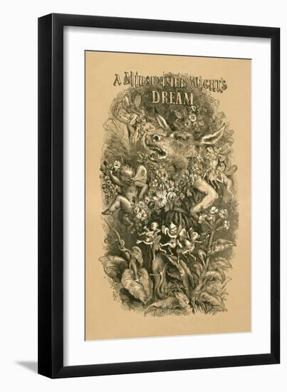 A Midsummer Night's Dream-Sir John Gilbert-Framed Giclee Print