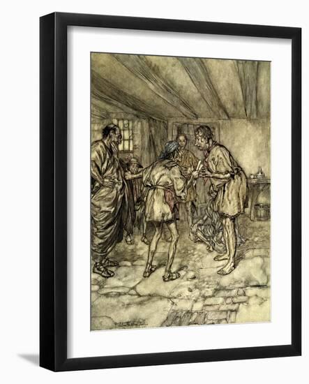 A Midsummer Night's Dream-Arthur Rackham-Framed Giclee Print