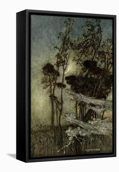 A Midsummer Night's Dream-Arthur Rackham-Framed Stretched Canvas