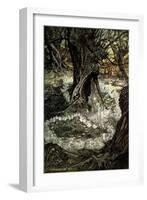 A Midsummer Night's Dream-Arthur Rackham-Framed Giclee Print