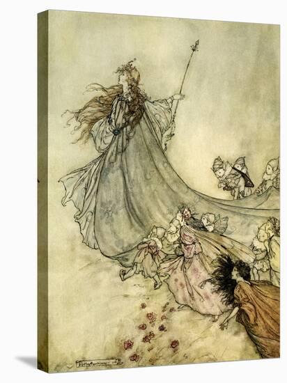 A Midsummer Night's Dream-Arthur Rackham-Stretched Canvas