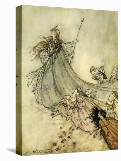 A Midsummer Night's Dream-Arthur Rackham-Stretched Canvas