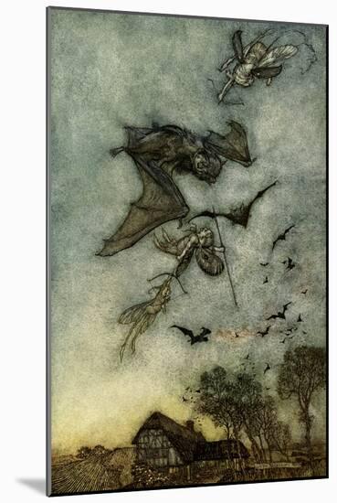 A Midsummer Night's Dream-Arthur Rackham-Mounted Giclee Print