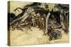 A Midsummer Night's Dream-Arthur Rackham-Stretched Canvas