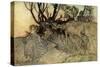 A Midsummer Night's Dream-Arthur Rackham-Stretched Canvas