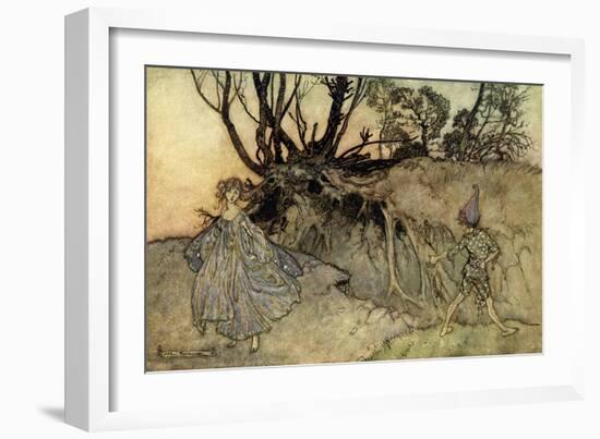 A Midsummer Night's Dream-Arthur Rackham-Framed Giclee Print