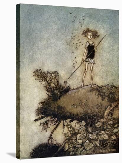 A Midsummer Night's Dream-Arthur Rackham-Stretched Canvas