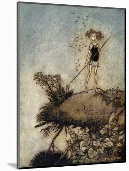 A Midsummer Night's Dream-Arthur Rackham-Mounted Giclee Print