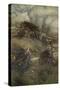 A Midsummer Night's Dream-Arthur Rackham-Stretched Canvas