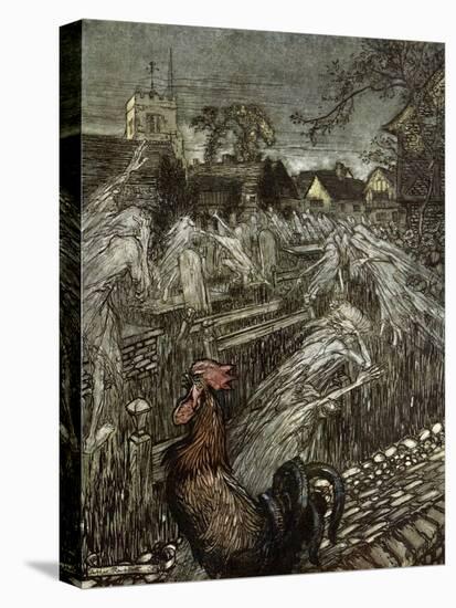 A Midsummer Night's Dream-Arthur Rackham-Stretched Canvas