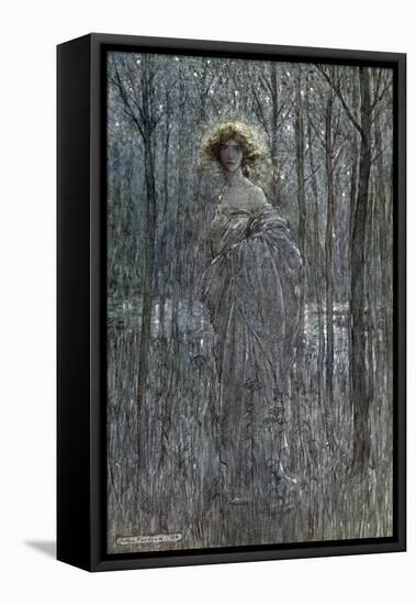 A Midsummer Night's Dream-Arthur Rackham-Framed Stretched Canvas