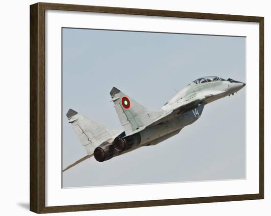 A Mig-29 of the Bulgarian Air Force-Stocktrek Images-Framed Photographic Print