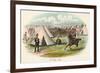 A Military Cavalry Camp-Richard Simkin-Framed Premium Giclee Print