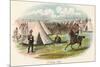 A Military Cavalry Camp-Richard Simkin-Mounted Premium Giclee Print