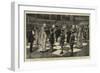 A Military Chess Tournament with Living Pieces, Capture of the Bishop-null-Framed Premium Giclee Print