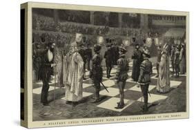 A Military Chess Tournament with Living Pieces, Capture of the Bishop-null-Stretched Canvas