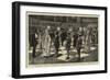 A Military Chess Tournament with Living Pieces, Capture of the Bishop-null-Framed Giclee Print