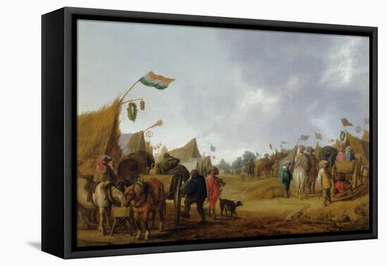 A military encampment, 1634-Anthonie Palamedesz-Framed Stretched Canvas