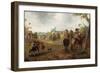 A Military Encampment with Cavalrymen-Palamedes Palamedesz-Framed Giclee Print