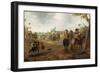 A Military Encampment with Cavalrymen-Palamedes Palamedesz-Framed Giclee Print
