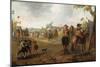 A Military Encampment with Cavalrymen-Palamedes Palamedesz-Mounted Giclee Print