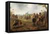 A Military Encampment with Cavalrymen-Palamedes Palamedesz-Framed Stretched Canvas