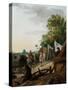 A Military Encampment-Palamedes Palamedesz-Stretched Canvas