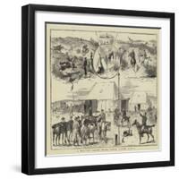 A Military Paper Chase, Natal, South Africa-null-Framed Giclee Print