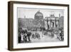 A Military Parade Through Paris, France, C18th Century-null-Framed Giclee Print