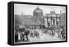 A Military Parade Through Paris, France, C18th Century-null-Framed Stretched Canvas