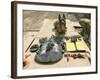A Military Police Dog Sits Beside His Issued Protective Gear-Stocktrek Images-Framed Photographic Print