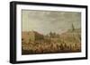 A Military Procession in the Town Square of Amersfoort-Joost Cornelisz Droochsloot-Framed Giclee Print