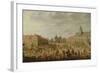 A Military Procession in the Town Square of Amersfoort-Joost Cornelisz Droochsloot-Framed Giclee Print