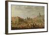 A Military Procession in the Town Square of Amersfoort-Joost Cornelisz Droochsloot-Framed Giclee Print