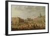 A Military Procession in the Town Square of Amersfoort-Joost Cornelisz Droochsloot-Framed Giclee Print