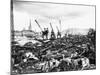 A Military Scrapyard, Rouen Docks-null-Mounted Photographic Print