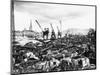 A Military Scrapyard, Rouen Docks-null-Mounted Photographic Print