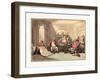 A Militia Meeting, Probably 1799, Hand-Colored Etching, Rosenwald Collection-Thomas Rowlandson-Framed Giclee Print